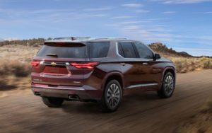 Chevrolet Traverse семейный кроссовер на 7 мест