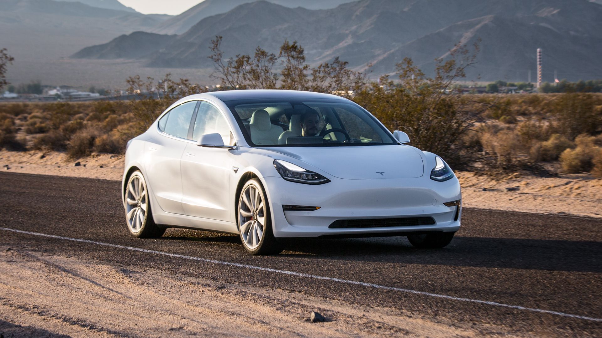 Tesla model 3 White