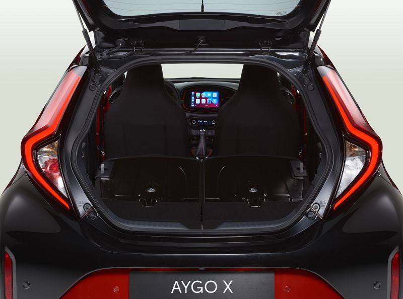 Aygo X 2022 багажник